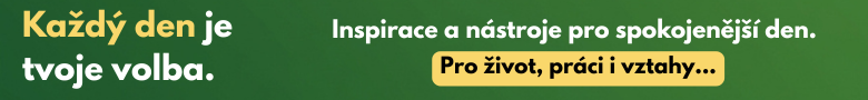 Banner hlavičky o vizi webu pro lepši den. Druhá varianta.