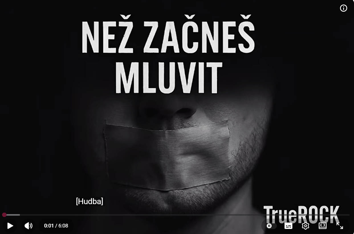 Náhledový obrázek k písni "než začneš mluvit" od umělce TrueROCK