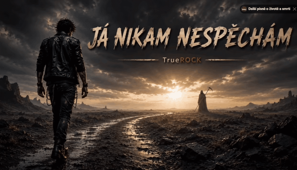 Náhledový obrázek k písni od TrueROCK "já nikam nespěchám. Jde o mrazivý duet.